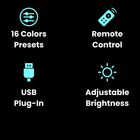 A palette of 16 colors